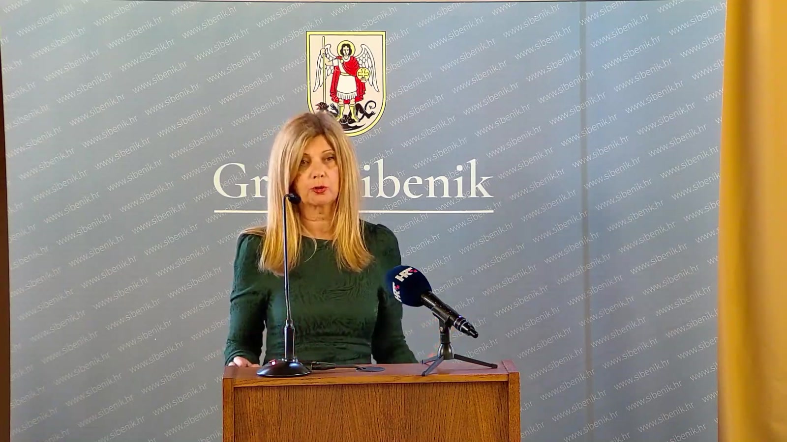 Mirjana Žurić za govornicom Gradskog vijeća