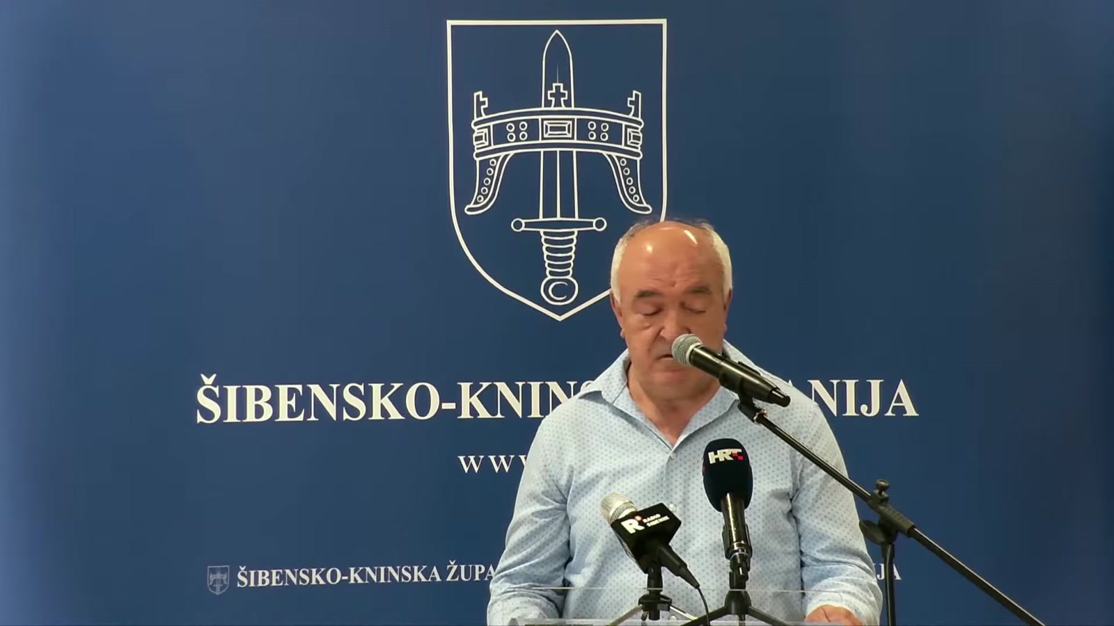 Marko Čagalj za govornicom Županijske skupštine