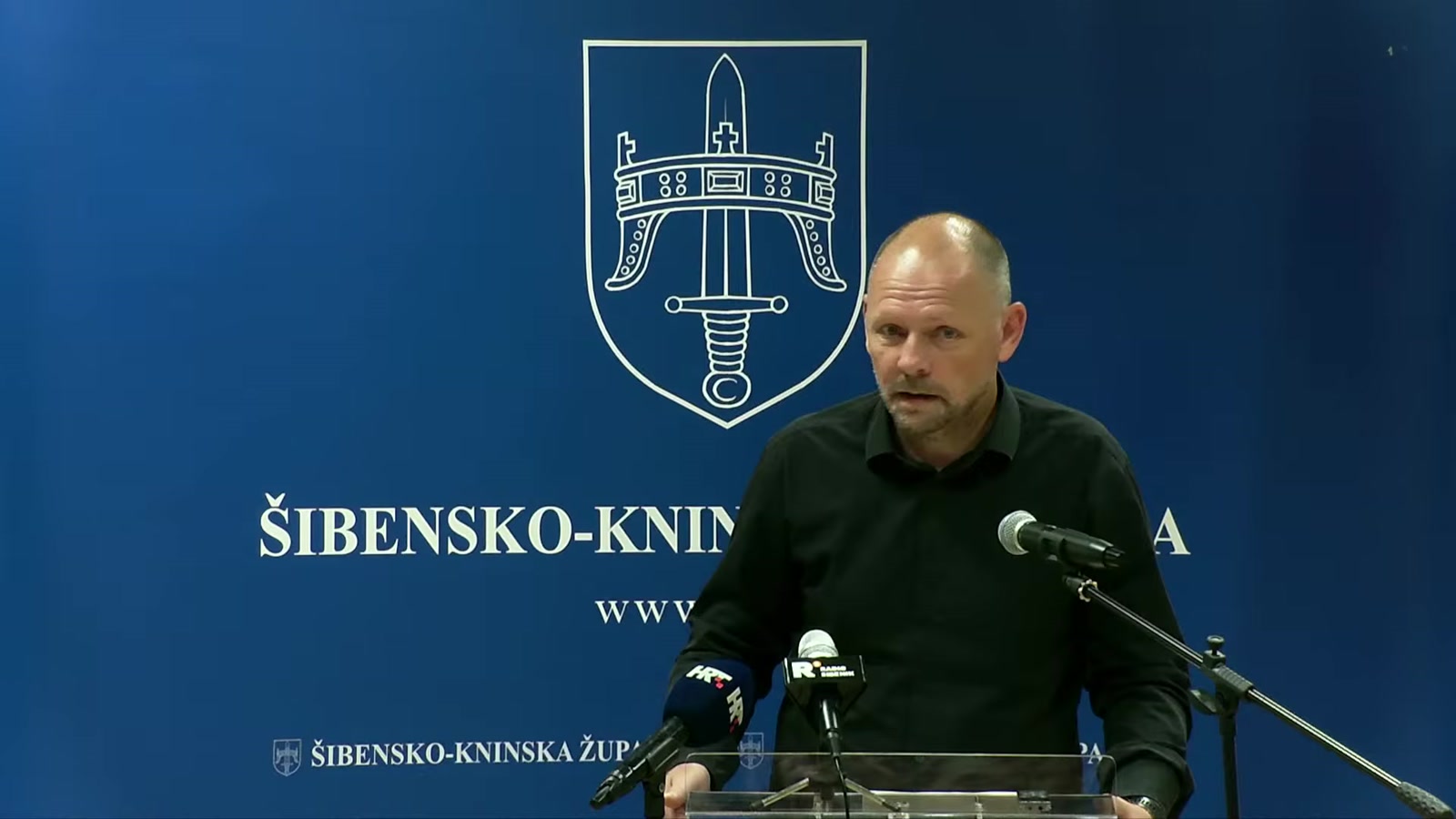 Marko Mačukat za govornicom Županijske skupštine