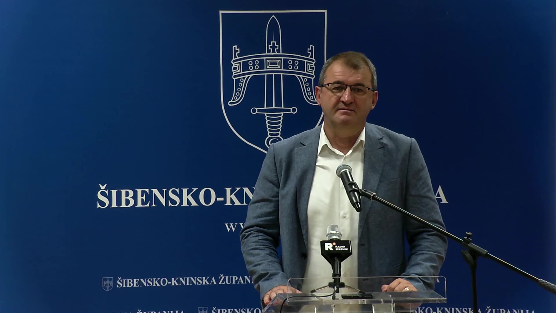 Ivica Ledenko za govornicom Županijske skupštine