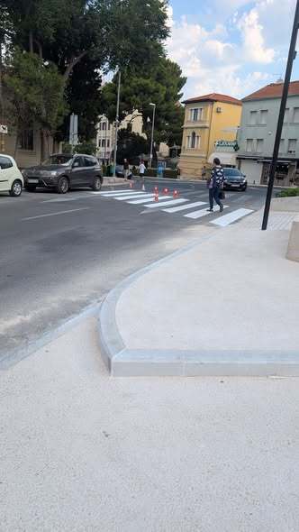 Novouređeni štekat i premješten pješački prijelaz