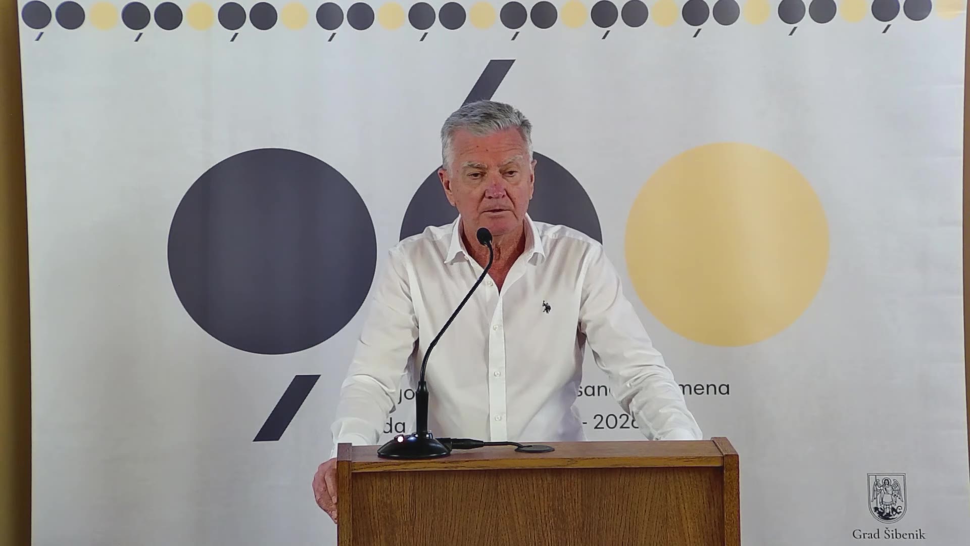 Željko Burić za govornicom Gradskog vijeća