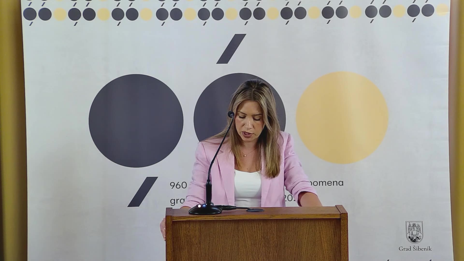 Maja Čeko za govornicom Gradskog vijeća