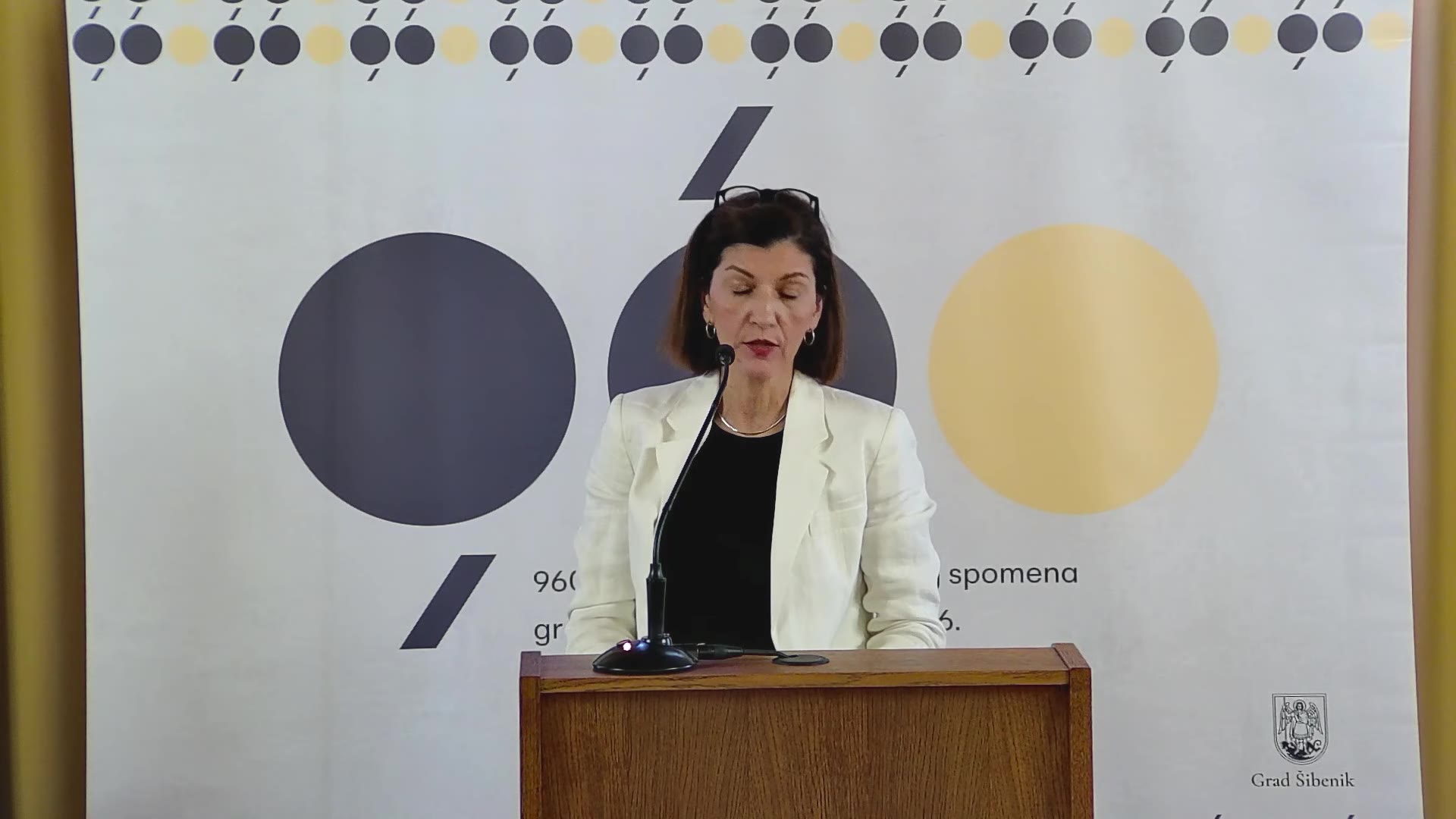 Gorana Barišić Bačelić za govornicom Gradskog vijeća