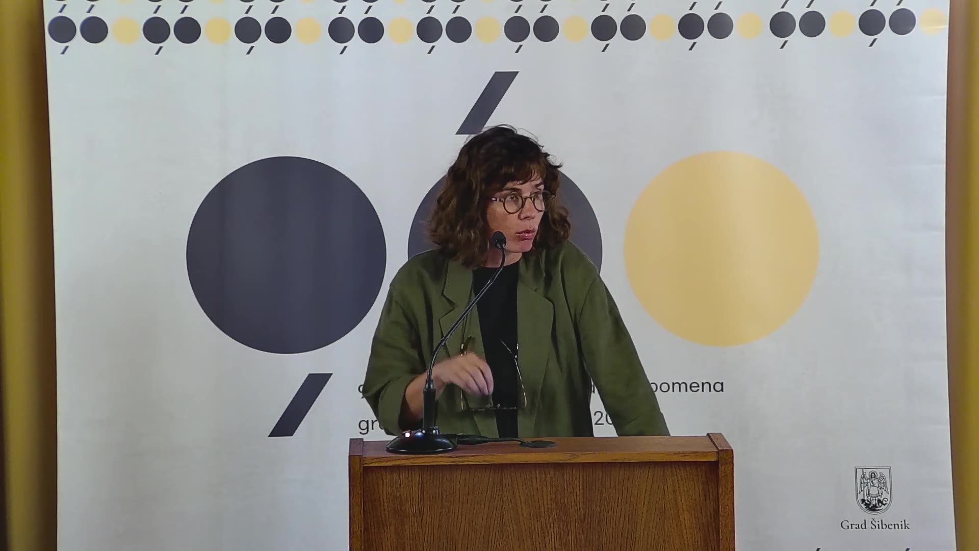 Maja Šintić za govornicom Gradskog vijeća
