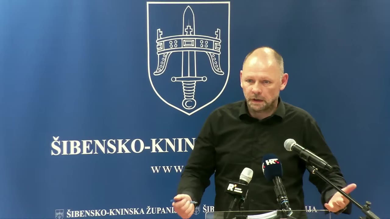Marko Mačukat za govornicom Županijske skupštine